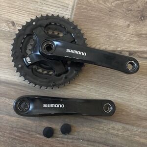 Shimano FC-MT101 2x9 Speed MTB Bike Crankset With Bottom Bracket 170MM 22-36T